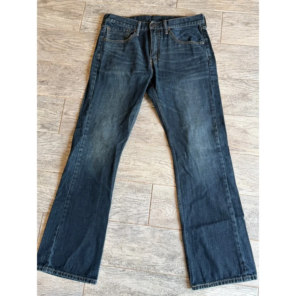 Levi's 527 Slim Bootcut Jeans 34x34 Boot 34 X 34 Denim Mens Levi Strauss